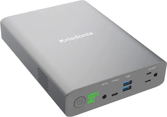Main image of Portable Power Station 130W AC Power Bank 60000mAh Lithuim Polymer Battery Backup Power Supply for Outdoors Camping Travel Hunting Emergency