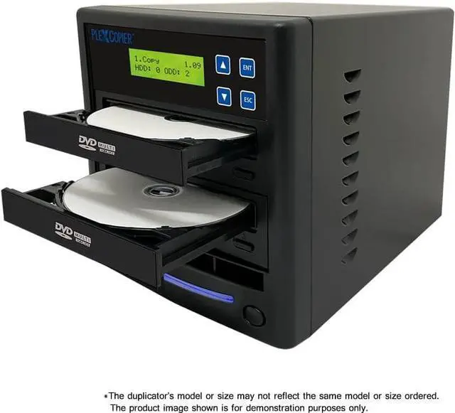 Alt view image 5 of 7 - PlexCopier 24X 1 to 1 CD DVD M-Disc Supported Duplicator Copier Tower with Free Copy Protection