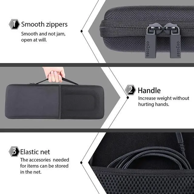 Alt view image 6 of 7 - Hard Travel Case Replacement for Logitech G915 Wireless Mechanical Gaming Keyboard (for G915 Full Size)