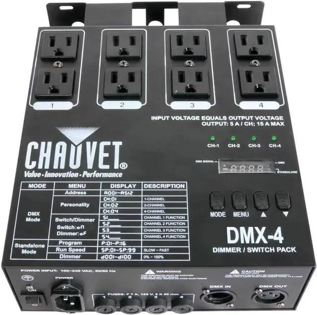 Main image of CHAUVET DJ LED Lighting, Silver (DMX-4)