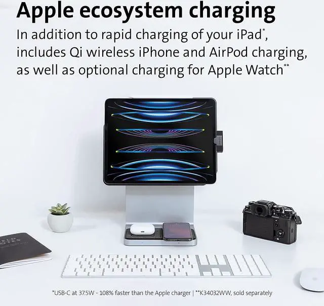 Alt view image 2 of 6 - Kensington iPad Docking Station - for 11" iPad Pro and 10.9" iPad Air 4 and 5