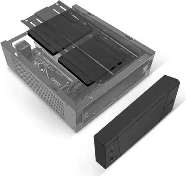 Alt view image 3 of 7 - Silverstone Milo 10 Super Compact and Modular Mini-ITX case
