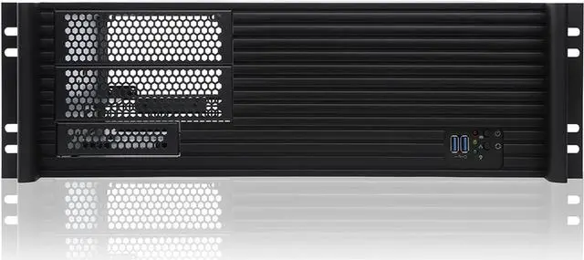 Alt view image 2 of 6 - 3u Rackmount Server Chassis 2x5.25+1x3.5 Front Bays ATX/mATX/Mini-itx Support Standard ATX PSU with Side 80mm or top 120mm Fan