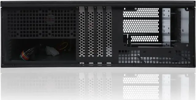 Alt view image 6 of 6 - 3u Rackmount Server Chassis 2x5.25+1x3.5 Front Bays ATX/mATX/Mini-itx Support Standard ATX PSU with Side 80mm or top 120mm Fan