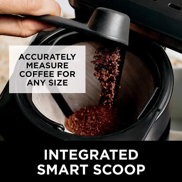Alt view image 5 of 7 - Ninja Specialty 10-Cup Coffee Maker, with 4 Brew Styles for Ground Coffee, Built-in Water Reservoir, Fold-Away Frother & Glass Carafe, Black