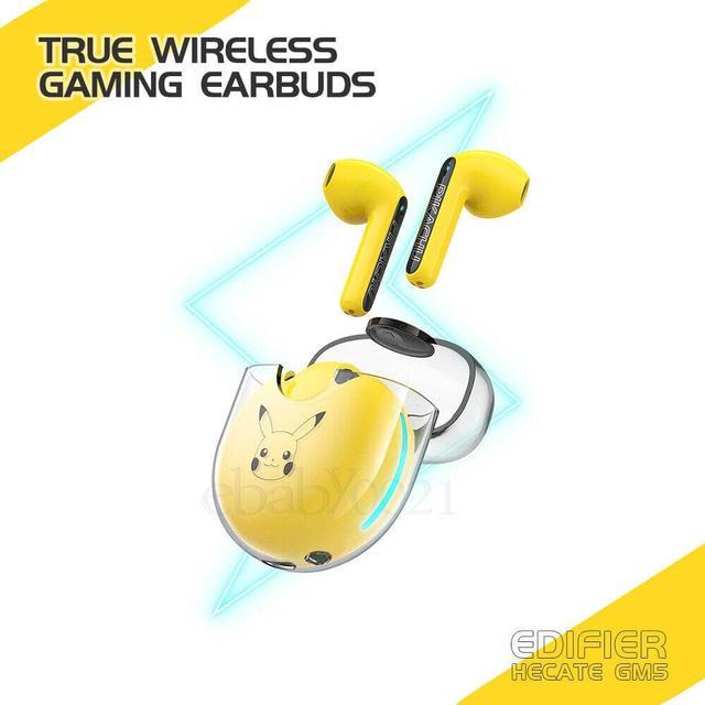 EDIFIER pikachu HECATE GM5 True Wireless Gaming Earbuds Bluetooth 5.2 headphones