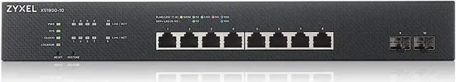 Alt view image 2 of 5 - Zyxel 8-Port Multi-Gig + 2 10G Fiber NebulaFlex Smart Managed Switch
