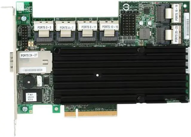 Main image of LSI MegaRAID 9280-24i4e SGL SATA/SAS 6Gb/s PCIe 2.0 w/ 512MB 24 Int. 4 Ext. RAID controller Adapter Card Onboard memory controller card, Single