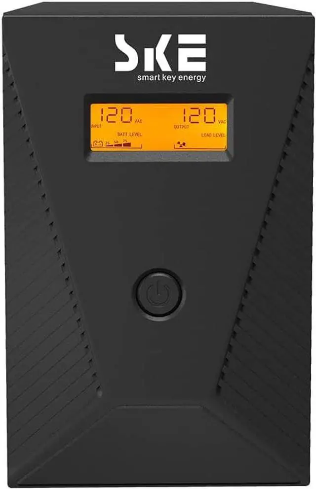 Alt view image 3 of 5 - 1500VA UPS Battery Backup 900W Intelligent LCD Battery Backup and Surge Protector,Uninterruptible Power Supply,Battery Backup for Computer