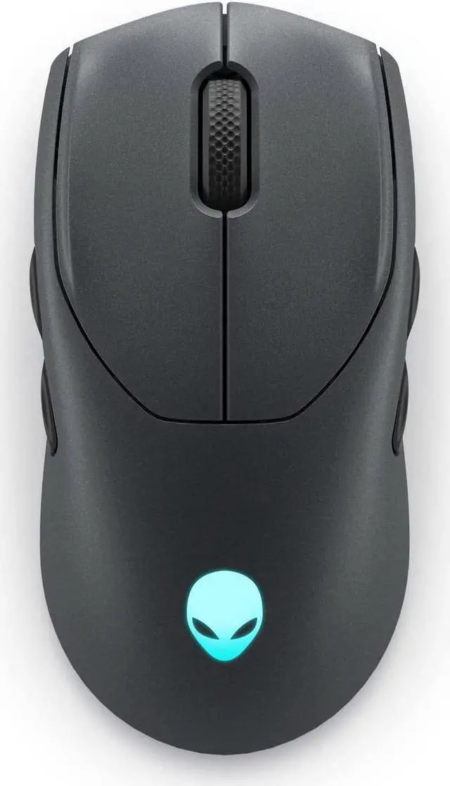 Alt view image 2 of 4 - Alienware Tri-Mode Wireless Gaming Mouse - 2.4GHz Wireless, Bluetooth 5.1, 26,000 DPI, 8-Fully Programmable Buttons, Magnetic Snap Charging Adapter USB-A to USB-C Cable -AW720M-Dark Side of The Moon