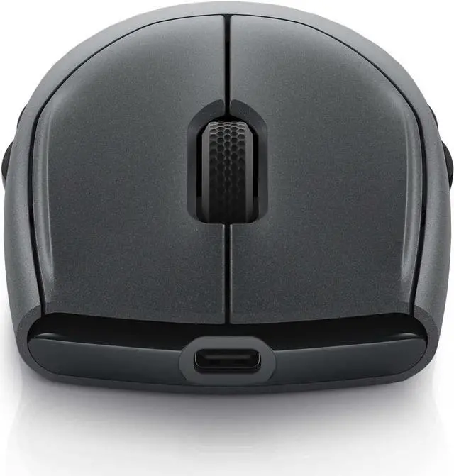 Alt view image 4 of 4 - Alienware Tri-Mode Wireless Gaming Mouse - 2.4GHz Wireless, Bluetooth 5.1, 26,000 DPI, 8-Fully Programmable Buttons, Magnetic Snap Charging Adapter USB-A to USB-C Cable -AW720M-Dark Side of The Moon