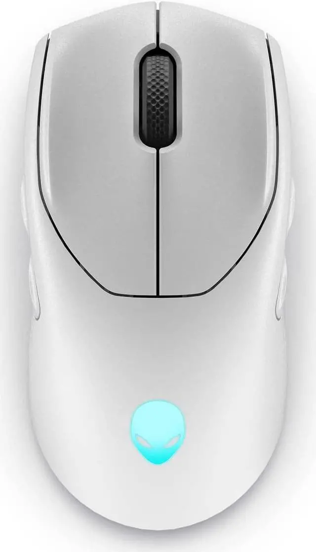Alt view image 2 of 4 - Alienware Tri-Mode Wireless Gaming Mouse - 2.4GHz Wireless, Bluetooth 5.1, 26,000 DPI, 8-Fully Programmable Buttons, Magnetic Snap Charging Adapter USB-A to USB-C Cable -AW720M-Lunar Light