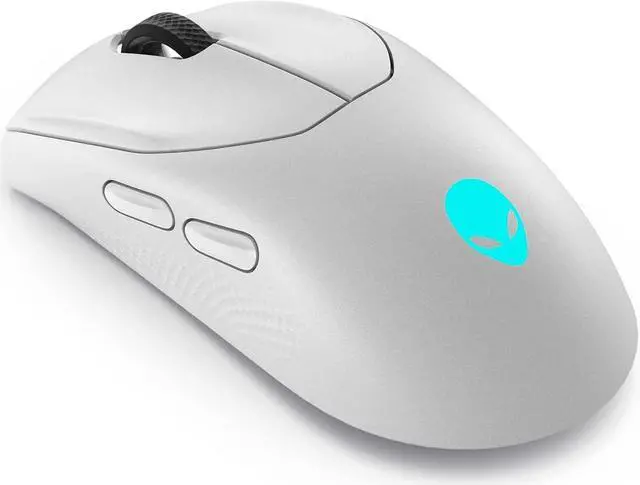 Main image of Alienware Tri-Mode Wireless Gaming Mouse - 2.4GHz Wireless, Bluetooth 5.1, 26,000 DPI, 8-Fully Programmable Buttons, Magnetic Snap Charging Adapter USB-A to USB-C Cable -AW720M-Lunar Light