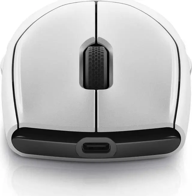 Alt view image 4 of 4 - Alienware Tri-Mode Wireless Gaming Mouse - 2.4GHz Wireless, Bluetooth 5.1, 26,000 DPI, 8-Fully Programmable Buttons, Magnetic Snap Charging Adapter USB-A to USB-C Cable -AW720M-Lunar Light