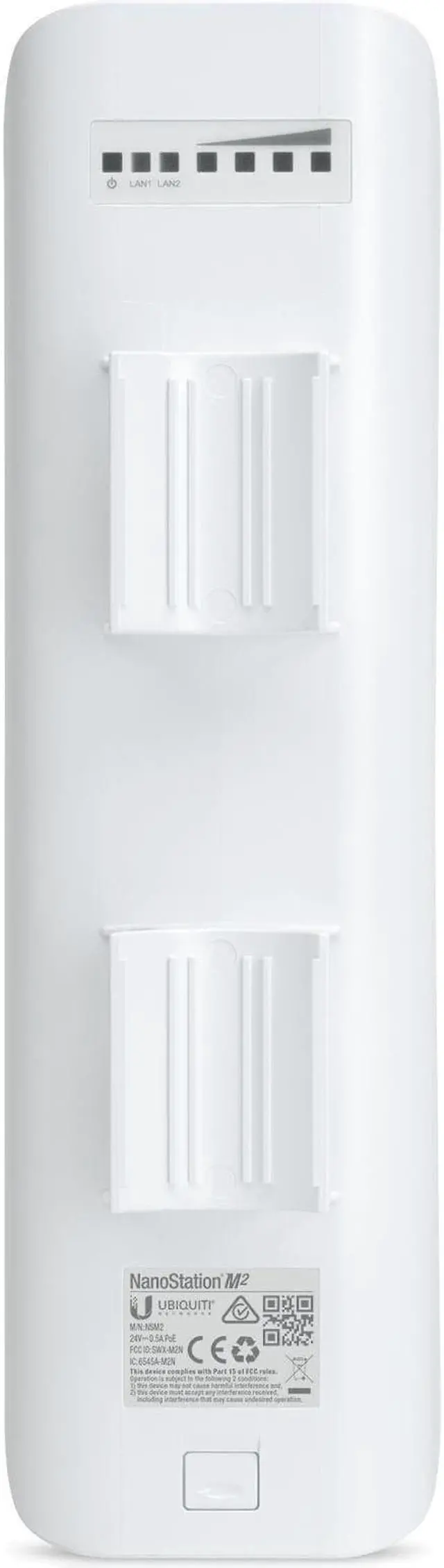 Alt view image 2 of 4 - Ubiquiti NSM2 NanoStation M2 2.4GHz CPE 10dbi 2x2 MiMo Antenna