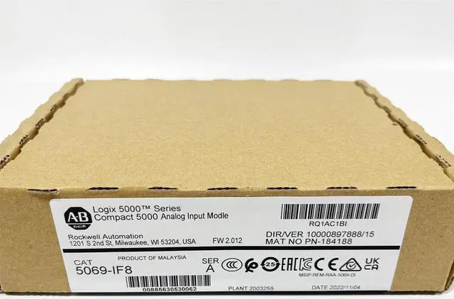 Main image of Allen Bradley 5069-IF8 Ser A Compact 5000 Analog Input Module 5069IF8 Factory Sealed