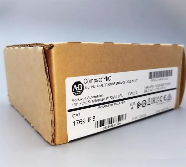 Main image of Allen Bradley 1769-IF8 CompactLogix 8 Pt Analog Input Module 1769IF8 New Factory Sealed