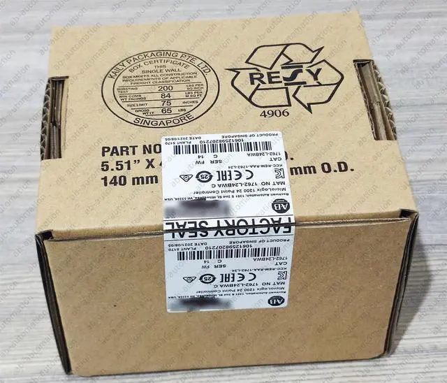 Main image of Allen Bradley 1762-L24BWA /C MicroLogix 1200 24 Point Controller Allen-Bradley 2021 New Sealed