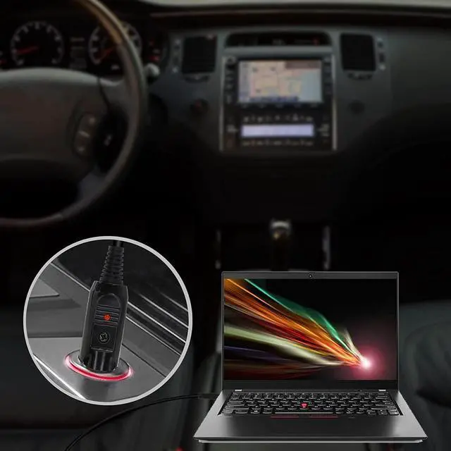 Alt view image 5 of 6 - 12V DC 8mm Car Cigarette Lighter Cable, DC7909 7.9 x 5.5mm Car Charger Power Supply Cord,12V Cable for Car DVR,Bluetooth Speakers,Camera,GPS,Laptop