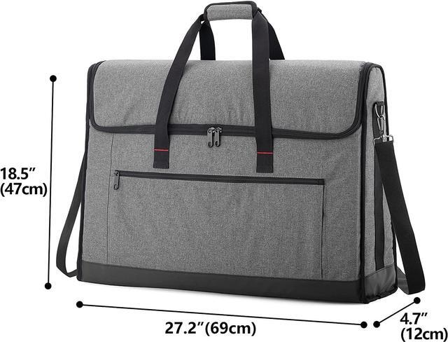 Alt view image 7 of 7 - Monitor Carrying Case 24-27 Inch Padded Travel Bag Hold Up to 2 LCD Screens/TVs, Not Compatible with iMac or All-in-One Computer, with Accessories Pocket, Shoulder Strap, PU Bottom, Grey