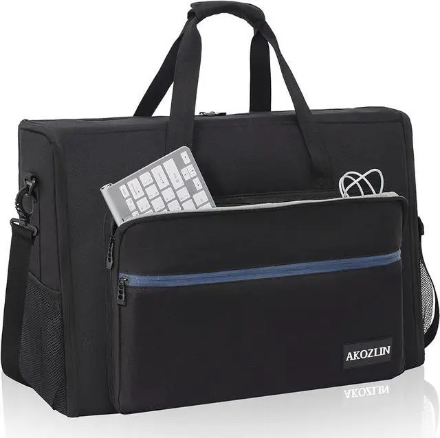 Main image of LCD Screens/TVs(up to 2) Transport Tote Bag for 19" - 24" Displays Padded Monitor Carrying Case Travel Bag With Shoulder Strap,Large Accessories Pocket