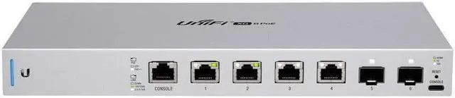 Alt view image 2 of 4 - Ubiquiti 10G 6-Port Switch 802.3bt Poe++ Layer Managed 4x100/1000/2.5G/5G/10GBase-T US-XG-6POE