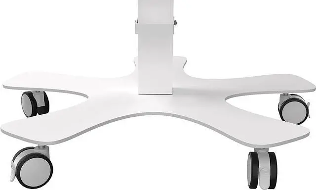 Alt view image 6 of 6 - Medical Mobile Floor Stand with Large Paragon Enclosure, Silver, ipad pro 12.9(2018), ipad pro 12.9(2015/2017), Surface pro 3/4/5/6/7