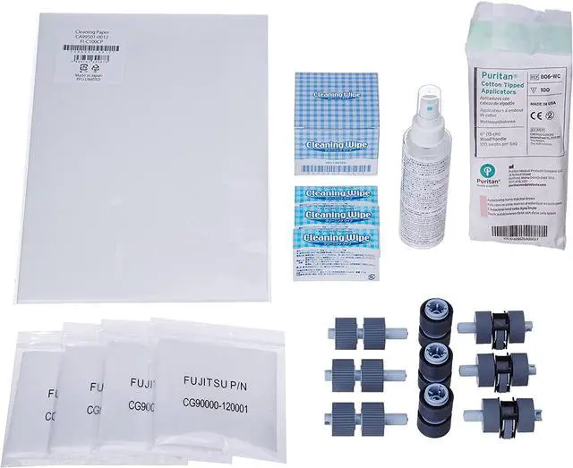 Main image of Fujitsu Genuine ScanAid Kit, Cleaning Supplies & Replacement Parts, fi-6670/A fi-6770/A
