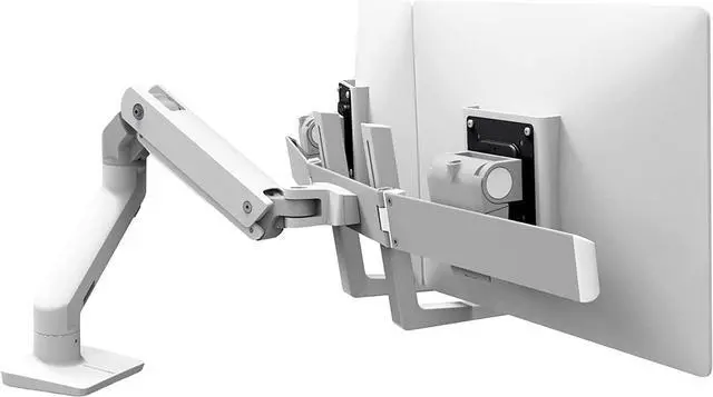 Main image of Ergotron  HX Dual Monitor Arm, VESA Desk Mount  for 2 Monitors Up to 32 Inches, 5 to 17.5 lbs Each  White