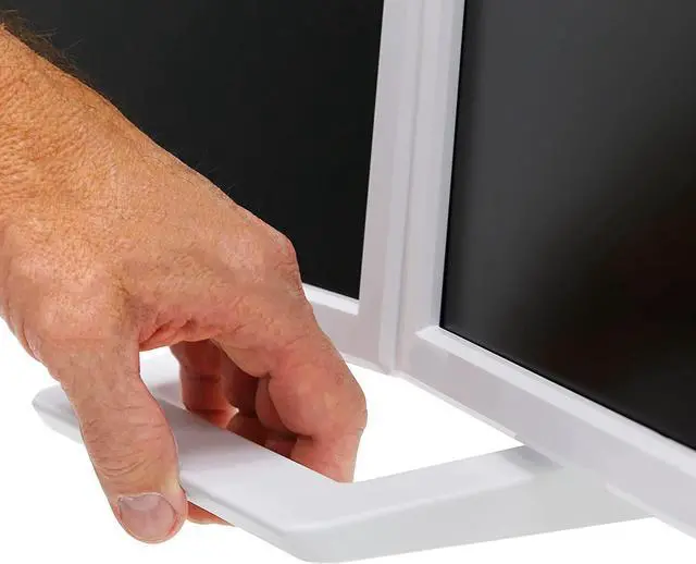 Alt view image 4 of 7 - Ergotron  HX Dual Monitor Arm, VESA Desk Mount  for 2 Monitors Up to 32 Inches, 5 to 17.5 lbs Each  White