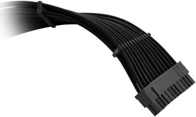 Alt view image 2 of 3 - CableMod C-Series Classic ModFlex Sleeved Cable Kit for Corsair RM Black Label/RMi/RMX (Black)