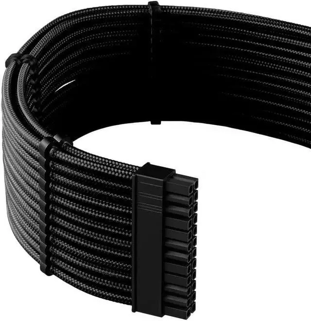 Alt view image 2 of 4 - CableMod C-Series Pro ModMesh Sleeved 12VHPWR Cable Kit for Corsair RM (Black Label) / RMi/RMX (Black)