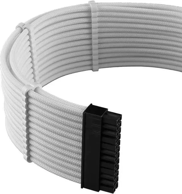 Alt view image 2 of 4 - CableMod C-Series Pro ModMesh Sleeved 12VHPWR Cable Kit for Corsair RM (Black Label) / RMi/RMX (White)