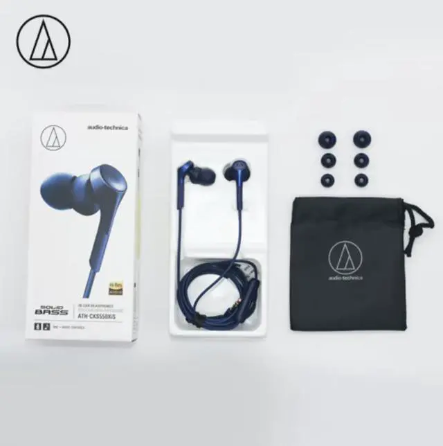 Alt view image 5 of 5 - Audio-Technica ATH-CKS550XIS Wired In Ear High Sound Gaming Music Sport Bass Earphone