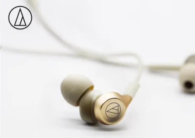 Alt view image 2 of 4 - Audio-Technica CKS550X Bass-heavy in-ear wired headphones Music headphones , Champagne Gold