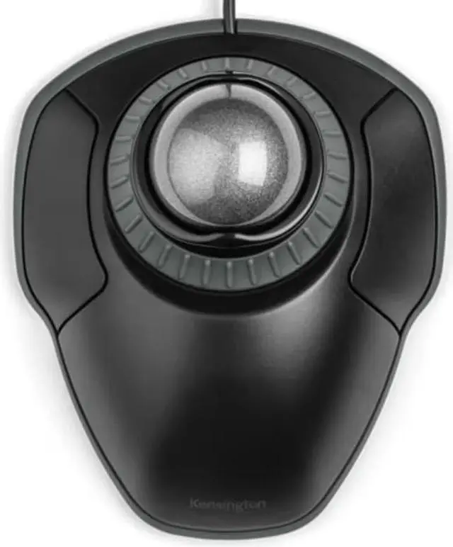 Alt view image 3 of 3 - Kensington Trackball Office Professional Wired Mouse PS Mapping CAD , Mapping control ring Mouse - Gray Ball K75327