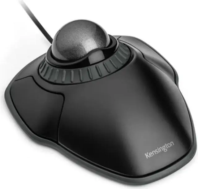 Main image of Kensington Trackball Office Professional Wired Mouse PS Mapping CAD , Mapping control ring Mouse - Gray Ball K75327