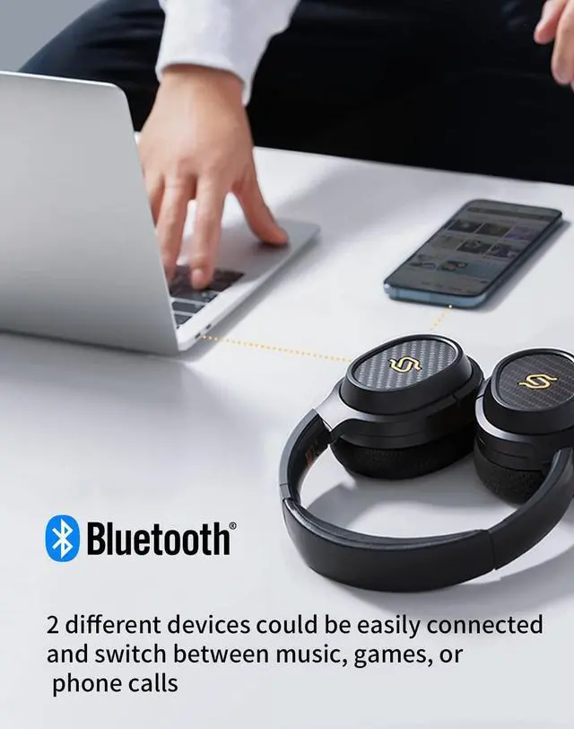 Alt view image 4 of 6 - Edifier STAX Spirit S3 Wireless Planar Magnetic Headphone, Bluetooth Hi-Fi Headphone with Hi-Res & Snapdragon Sound with Mic for Audiophiles, Home, Studio