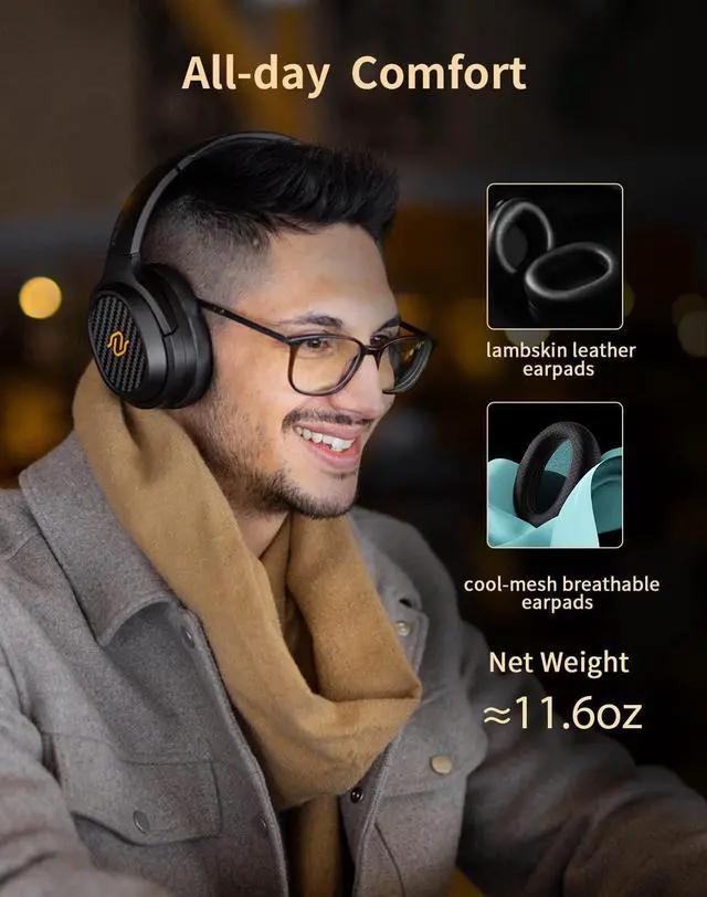 Alt view image 6 of 6 - Edifier STAX Spirit S3 Wireless Planar Magnetic Headphone, Bluetooth Hi-Fi Headphone with Hi-Res & Snapdragon Sound with Mic for Audiophiles, Home, Studio