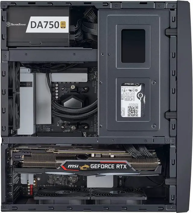 Alt view image 4 of 7 - SilverStone Technology Grandia 11 Compact ATX Home Theater PC (HTPC) case with 240mm Radiator Support