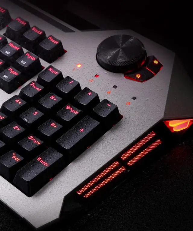 Alt view image 5 of 7 - Metal Gaming Mechanical Keyboard , 104 key Waterproof and Wear-resistant 18 kinds of light effects , Lightning swith