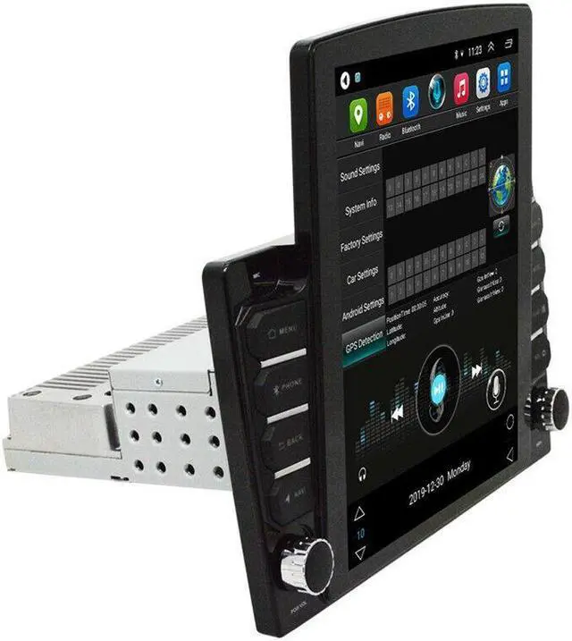 Alt view image 2 of 7 - Car Radio 2Din Android Multimedia Player GPS 9.7 " Vertical Screen FM Stereo Nav