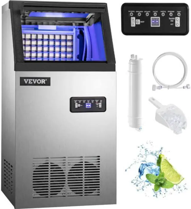 Main image of Commercial Ice Maker 80-90Lbs/24H Undercounter Freestand Ice Cube Machine