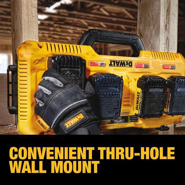 Alt view image 6 of 7 - DEWALT 20V MAX Battery Charger, 4-Ports, Simultaneous Charging for 12V and 20V Max Batteries