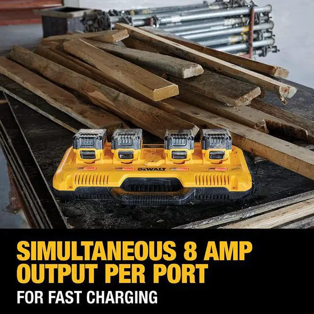 Alt view image 3 of 7 - DEWALT 20V MAX Battery Charger, 4-Ports, Simultaneous Charging for 12V and 20V Max Batteries