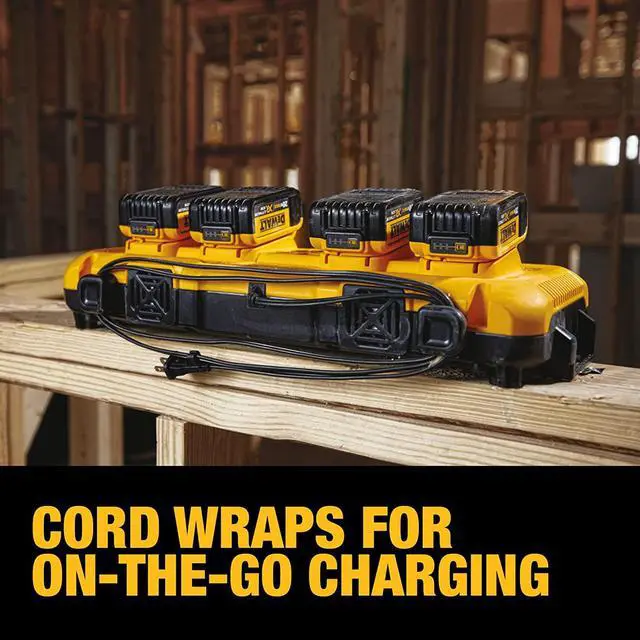 Alt view image 7 of 7 - DEWALT 20V MAX Battery Charger, 4-Ports, Simultaneous Charging for 12V and 20V Max Batteries