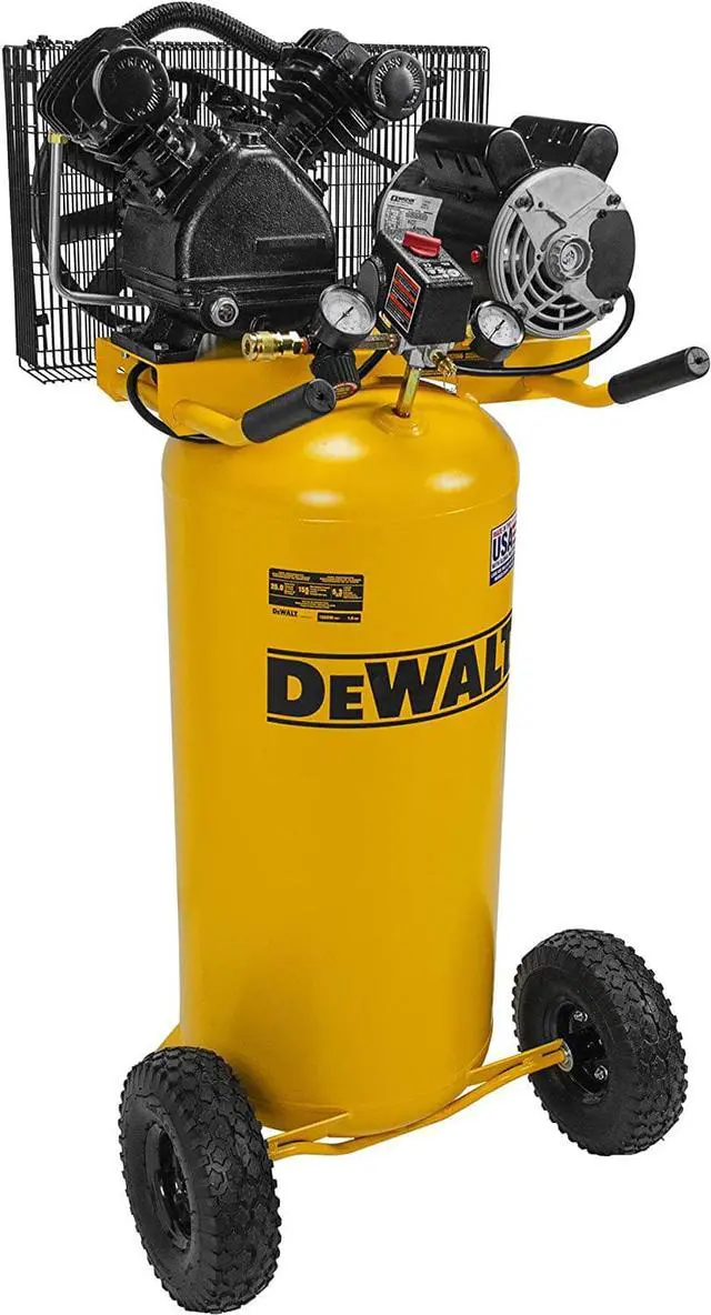 Main image of DEWALT DXCMLA1682066 1.6 HP 20-gallon Single Stage Oil-Lube Vertical Portable Air Compressor