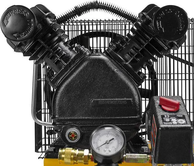 Alt view image 3 of 5 - DEWALT DXCMLA1682066 1.6 HP 20-gallon Single Stage Oil-Lube Vertical Portable Air Compressor