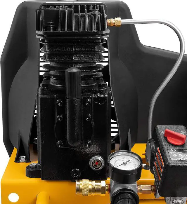 Alt view image 4 of 6 - DeWALT DXCMLA1983054 1.9-HP 30-Gallon (Belt-Drive) Dual Voltage Air Compressor
