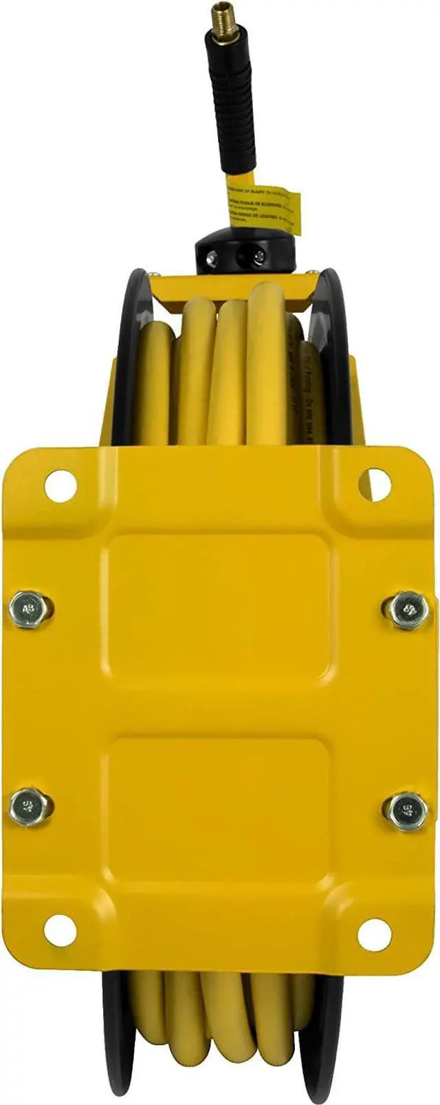 Alt view image 4 of 6 - DeWalt DXCM024-0343 Double Arm Hose Reel with 3/8 x 50 Premium Rubber Hose